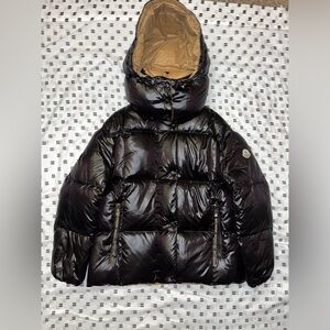 Moncler Shiny Black Puffer Jacket